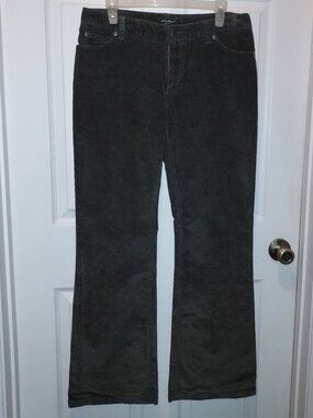 Vintage Eddie Bauer CURDUROY PANTS Bootcut Jeans Style Cotton/Spandex Ladies 10